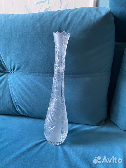 Ваза Хрусталь СССР высота 43 см