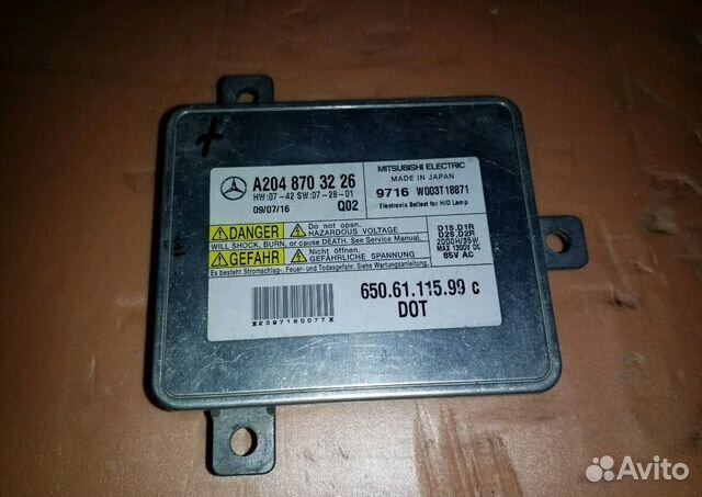 Блок ксенона мерседес GLK 204 до рест А 2048703226