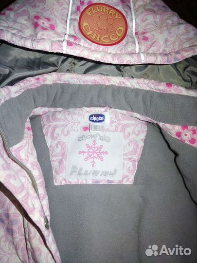 Зимний комбинезон для девочки 80 86