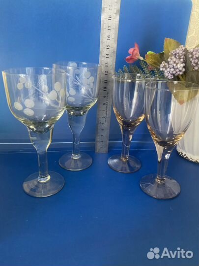Рюмки, стопки, бокалы-стекло