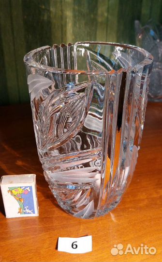 Вазы хрусталь стекло СССР Богемия
