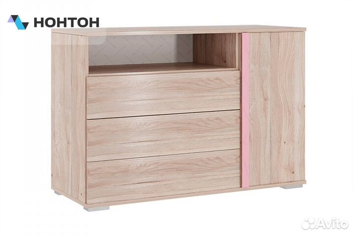 Комод Лайк 26.01 дуб мария / роуз