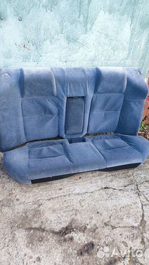 Сиденья синие салон mark 2 jzx90