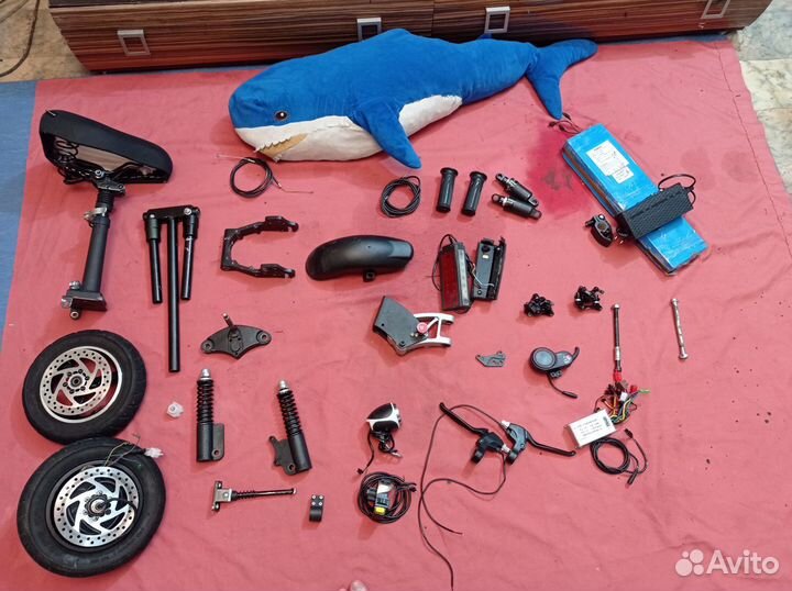 Запчасти Kugoo m3 48v детали самоката