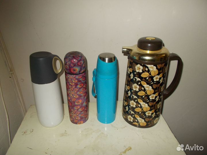 Термос цельнометаллический 1л.0.5л