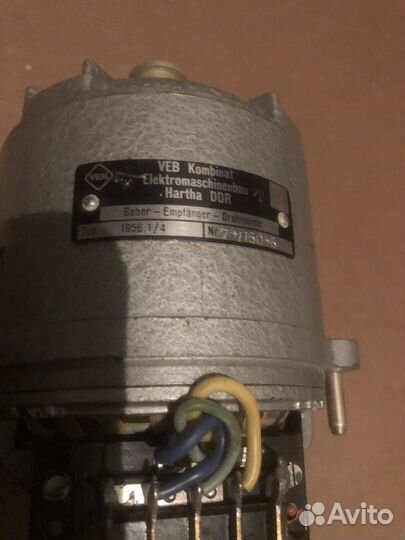 VEB elmo Hartha DDR Сельсин