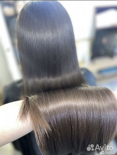 Кератиновое выпрямление волос ботокс