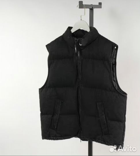 Джинсовая жилетка N1ke x Supreme Черная