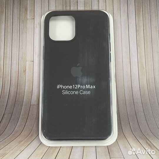 Чехол накладка iPhone 12 Pro Max Черный