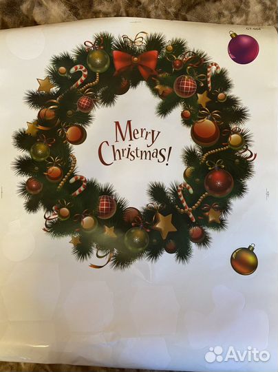 Наклейка новогодняя