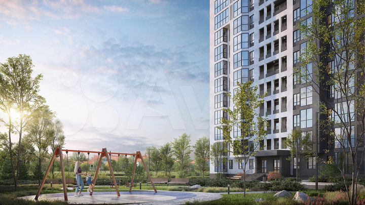 2-к. квартира, 54,3 м², 9/12 эт.