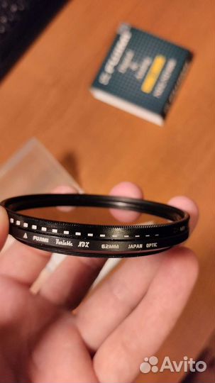 Светофильтр Fujimi Vari ND2-ND400 62 mm