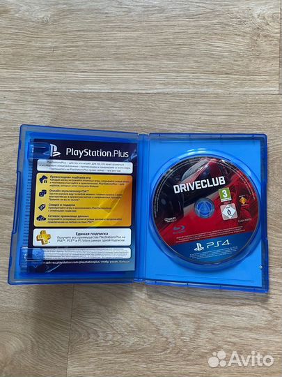 Driveclub ps4 диск