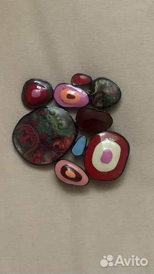 Брошь эмаль