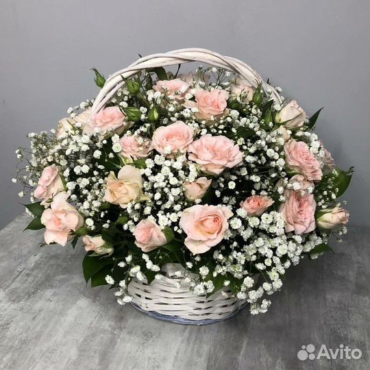 Корзина с цветами