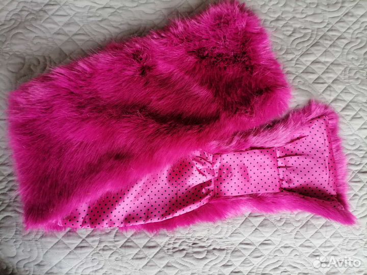 Меховой шарф