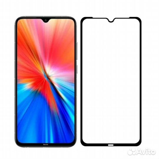 Защитное стекло 9D Xiaomi Redmi Note 8