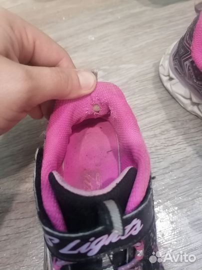 Кроссовки мигающие звездочки