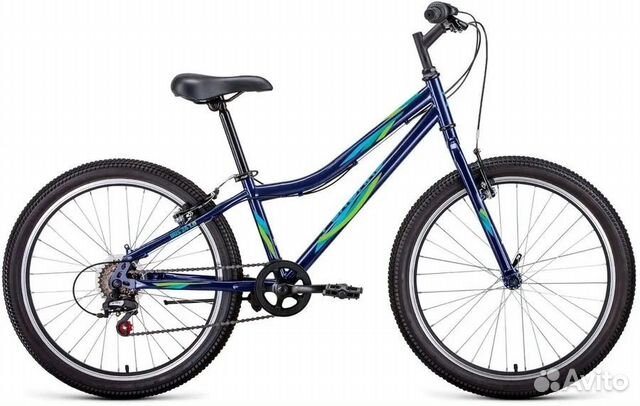Велосипед подростковый Forward Iris 1.0 d-24 1x6