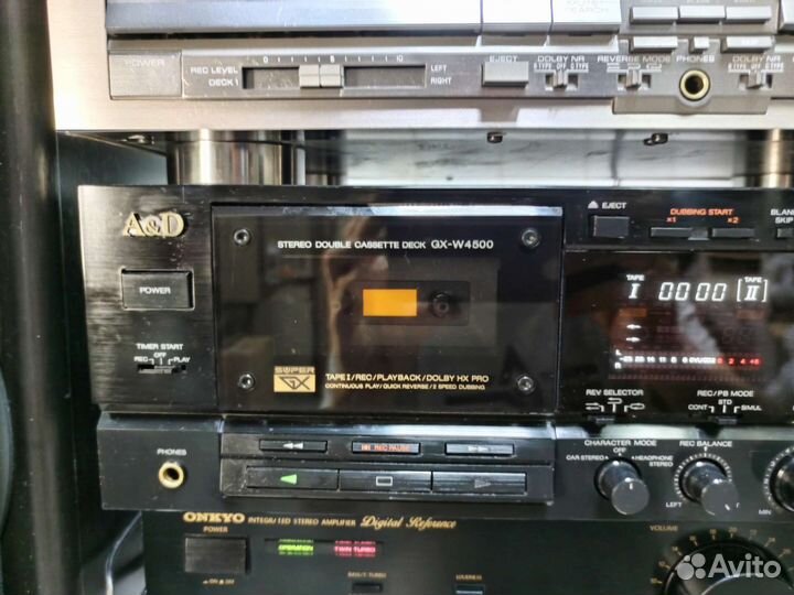 A&D GX-W4500 и Yamaha KX-T900