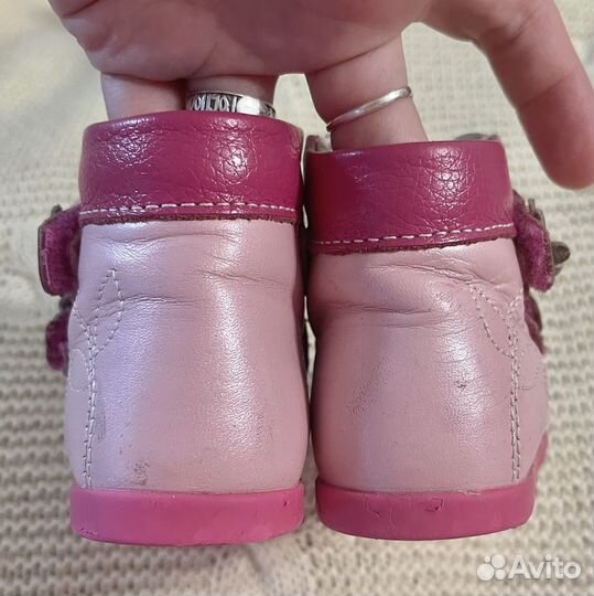 Ботинки 19 кожаные