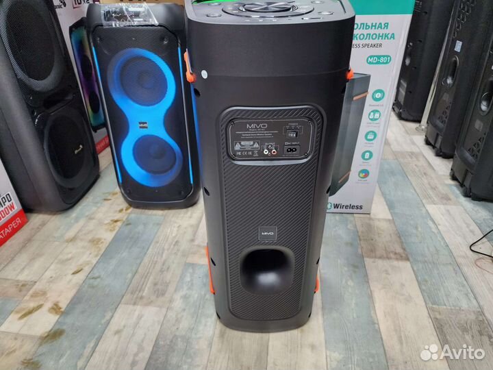 Акустическая система mivo 801 микрофон 2шт 120Ватт