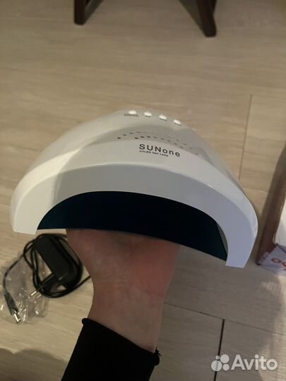 Набор аппарат для маникюра и лампа