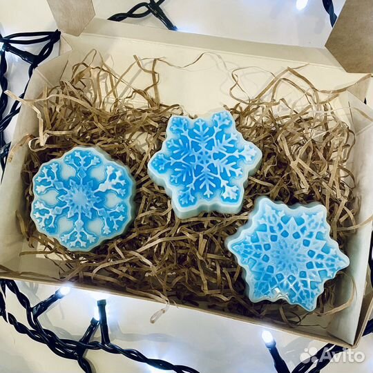 Мыло ручной работы, подарок на Новый год