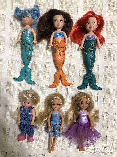Кукла Барби Челси русалочка мини