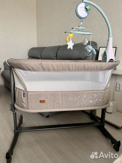 Детская кроватка люлька Nuovita +мобиль Chicco