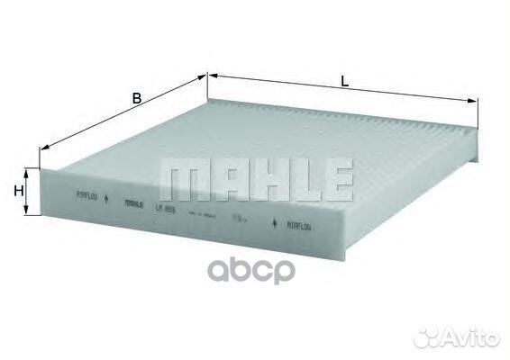 LA859 фильтр салона Ford Transit 2.0-3.2tdci 0