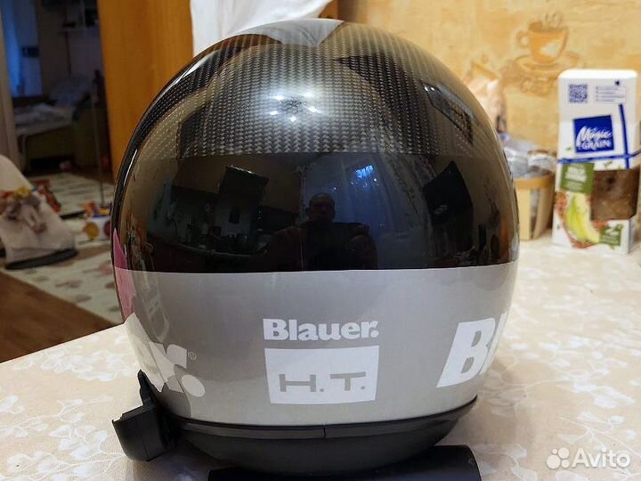 Мотошлем открытый карбоновый Blauer POD Carbon