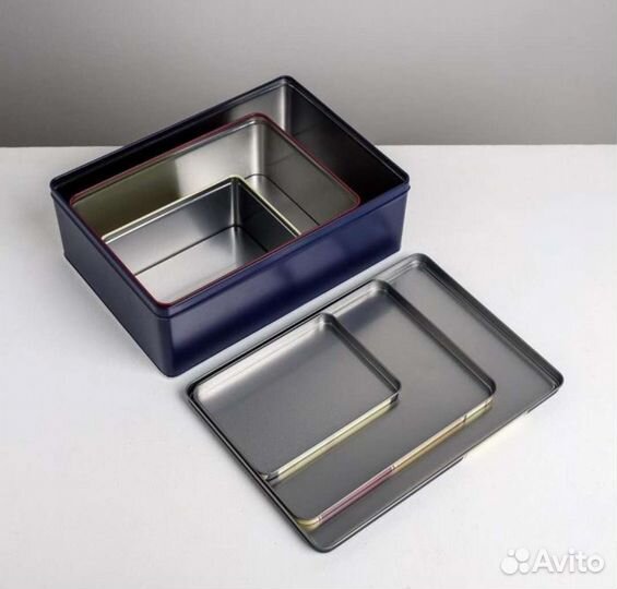 Набор подарочных метал коробок «Мужской»