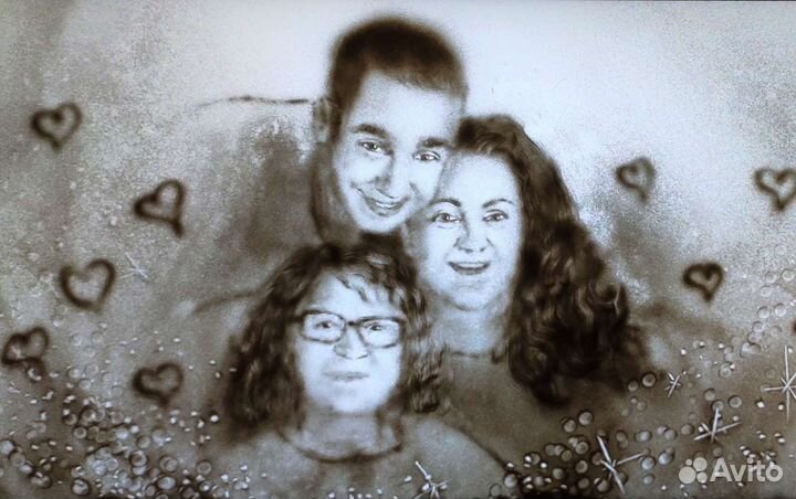 Песочное шоу,портреты из песка, видео поздравления