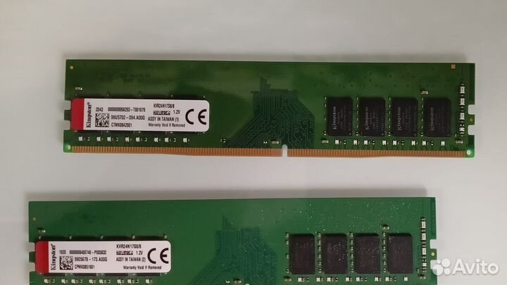 Оперативная память DDR4 2400 CL17 16gb