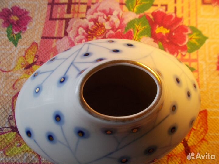 Ваза лфз Синие ветки.Автор М.В.Городецкий