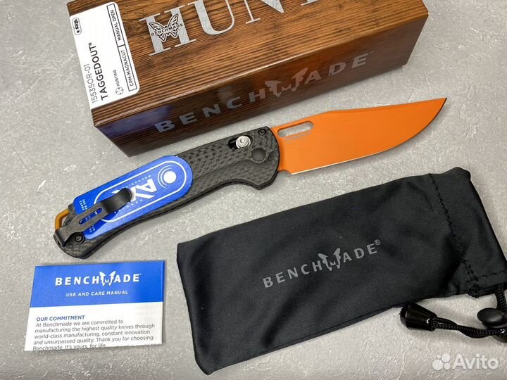 Нож Benchmade 15535OR-01 Taggedout Оригинал