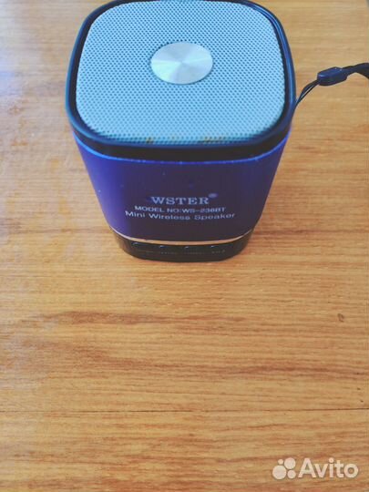 Блютуз колонка Wster