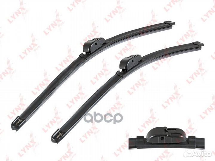 Щетка стеклоочистителя бескаркасная, комплект