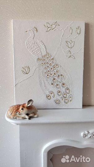 Картина из текстурной пасты