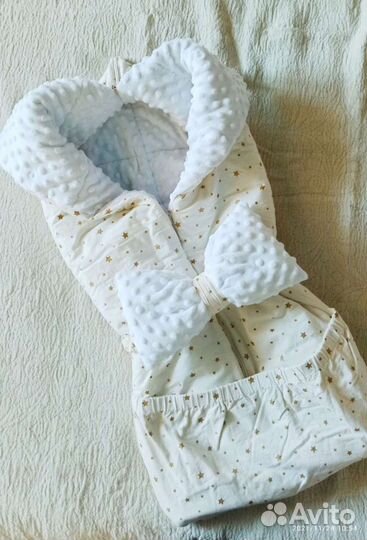 Зимний конверт одеяло на выписку