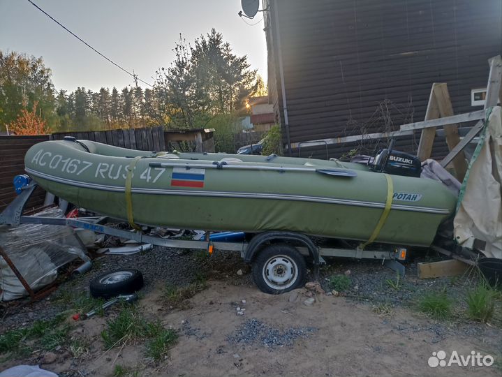Лодка пвх ротан 4.6 с мотором