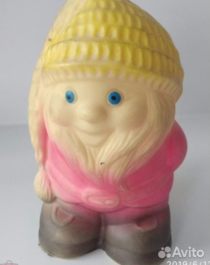 Резиновые пластмасссовые игрушки СССР