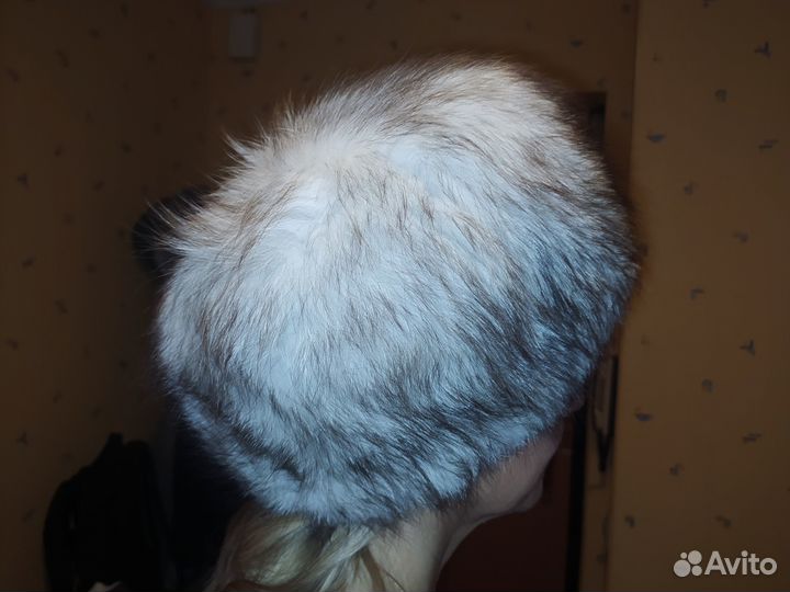 Шапка женская песец