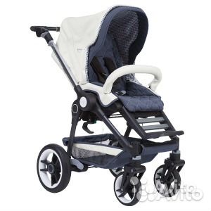 Лимитка Коляска Teutonia BeYou Elite белая экокожа