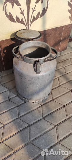 Бидон фляга алюминиевая