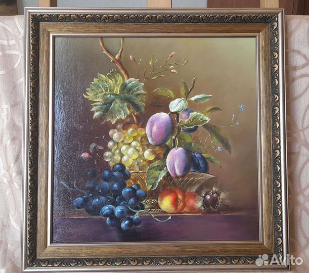 Картина маслом на холсте натюрморт
