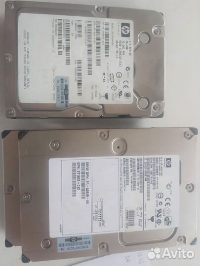 Жёсткие диски scsi Ultra320 146.8GB, 72.8GB, 36.4G