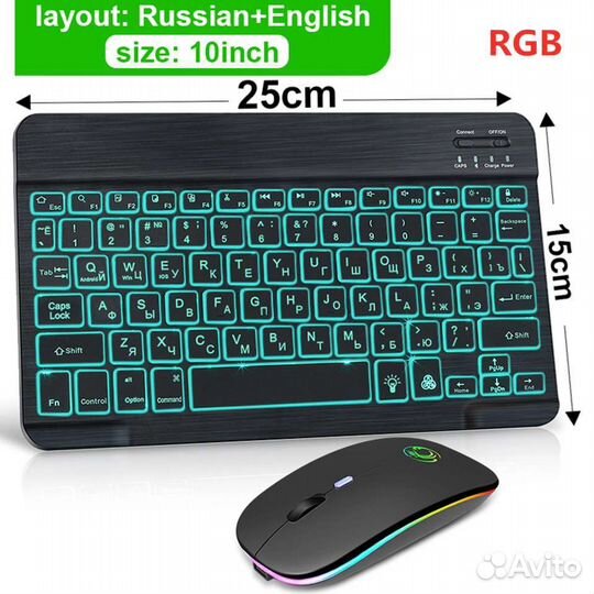 Беспроводная мини блютуз клавиатура