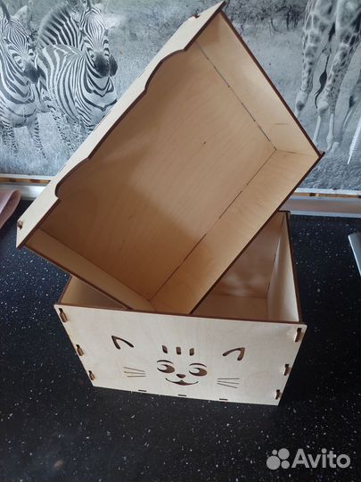 Декоративный ящик с крышкой